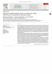 Selection of reliable reference genes in eutopic and ectopic endometrium for quantitative expression studies.