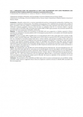 2016 A replication study for association of TIMP-2 gene polymorphism with curve progression and initiation of right thoracic idiopathic scoliosis in Caucasian population. A replication study for association of TIMP-2 gene polymorphism with curve progression and initiation of right thoracic idiopathic scoliosis in Caucasian population.
